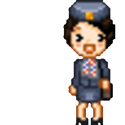 Lady Wave — pixel-art emoji for Slack & Discord (Discord)