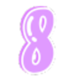 Number 8 Bubble — number emoji for Slack & Discord (Discord)