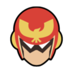 Smash Captain Falcon — cartoon emoji for Slack & Discord (Discord)