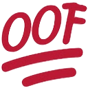 Oof 2 — text emoji for Slack & Discord