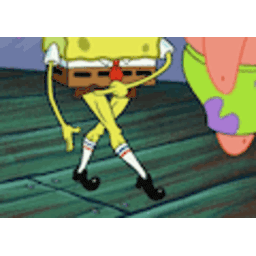 Spongebob Leg — cartoon emoji for Slack & Discord (Discord)