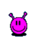 Purple Alien — cartoon emoji for Slack & Discord