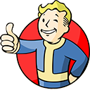 Fallout Vault Boy — cartoon emoji for Slack & Discord