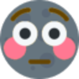 Moon Flushed — emoji emoji for Slack & Discord (Discord)
