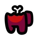 Among Us Dead Body — character emoji for Slack & Discord