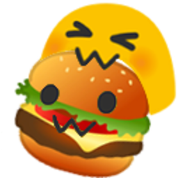 Burger Nom — cartoon emoji for Slack & Discord (Discord)