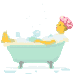 Bubble Bath — cartoon emoji for Slack & Discord (Discord)