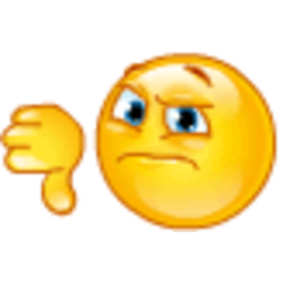 Thumbs Down 4 — emoji emoji for Slack & Discord (Discord)