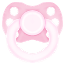 Pacifier Pink — cute emoji for Slack & Discord