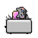 Nyancat Toaster 2 — cat emoji for Slack & Discord