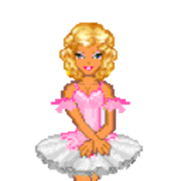 Ballerina 2 — cartoon emoji for Slack & Discord (Discord)