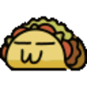 Technocolor Taco — cartoon emoji for Slack & Discord