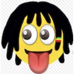 Dreadlocks — cartoon emoji for Slack & Discord (Discord)
