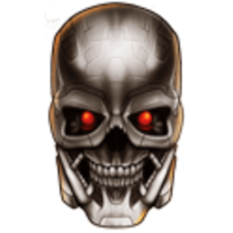 Terminator 2 2 — skull emoji for Slack & Discord (Discord)