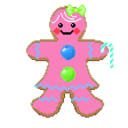 Gingerbreadgirl — gingerbread emoji for Slack & Discord