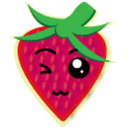 Stawberry Wink — strawberry emoji for Slack & Discord (Discord)