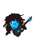 Rocker Guitar — cartoon emoji for Slack & Discord