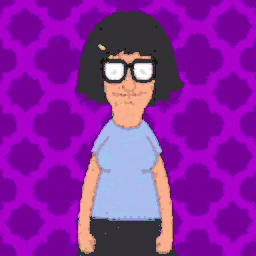 Tina Jumping — cartoon emoji for Slack & Discord (Discord)