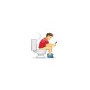 On The Throne — toilet emoji for Slack & Discord