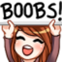 Boobs — reaction emoji for Slack & Discord (Discord)