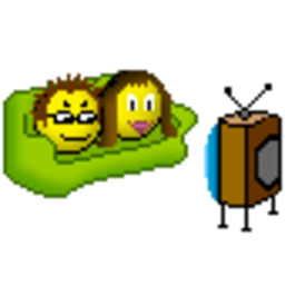 Tv Couch — cartoon emoji for Slack & Discord (Discord)