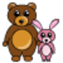 Bear Bunny — cartoon emoji for Slack & Discord