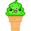 Mintchip Ice Cream — cartoon emoji for Slack & Discord