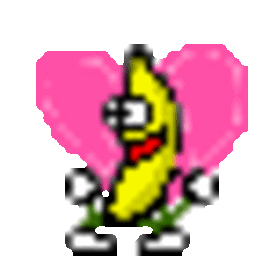 Bananadance Heart — banana emoji for Slack & Discord (Discord)