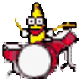 Banana Drums — cartoon emoji for Slack & Discord (Discord)