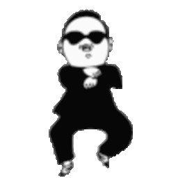 Psy Gangnam — cartoon emoji for Slack & Discord (Discord)