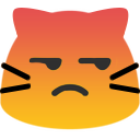 Meow Upset — cat emoji for Slack & Discord