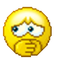 Embarassed — cartoon emoji for Slack & Discord