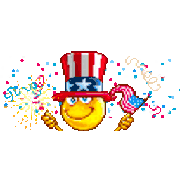 Smiley Uncle Sam Celebrate — cartoon emoji for Slack & Discord (Discord)