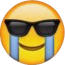 Crying Sunglasses — emoji emoji for Slack & Discord