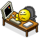 Computerdesk Sleeping — emoji emoji for Slack & Discord