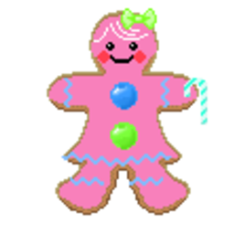Gingerbreadgirl — gingerbread emoji for Slack & Discord (Discord)