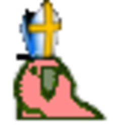 Papal Parrot — cartoon emoji for Slack & Discord (Discord)