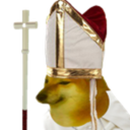 Dog Pope Hat — dog emoji for Slack & Discord (Discord)