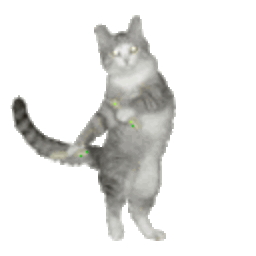 Glowsticks Dancingcat — animal emoji for Slack & Discord (Discord)