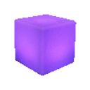 Glow Cube — purple emoji for Slack & Discord