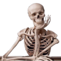 Waiting Skeleton — skeleton emoji for Slack & Discord (Discord)