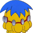 Milhouse Headshake — cartoon emoji for Slack & Discord