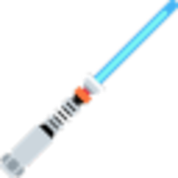 Blue Lightsaber — blue emoji for Slack & Discord (Discord)