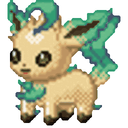 Leafeon 3 — cartoon emoji for Slack & Discord (Discord)