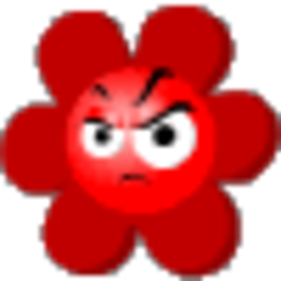 Angry Flower — cartoon emoji for Slack & Discord (Discord)