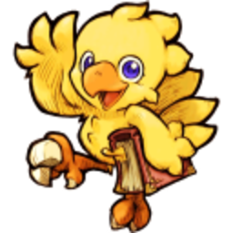 Chocobo Front — cartoon emoji for Slack & Discord (Discord)