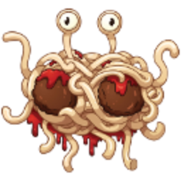 Flying Spaghetti Monster — cartoon emoji for Slack & Discord (Discord)