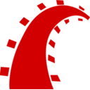 Ruby On Rails 2 — logo emoji for Slack & Discord