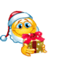 Santa Present — cartoon emoji for Slack & Discord (Discord)