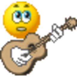 Playing Guitar — cartoon emoji for Slack & Discord (Discord)